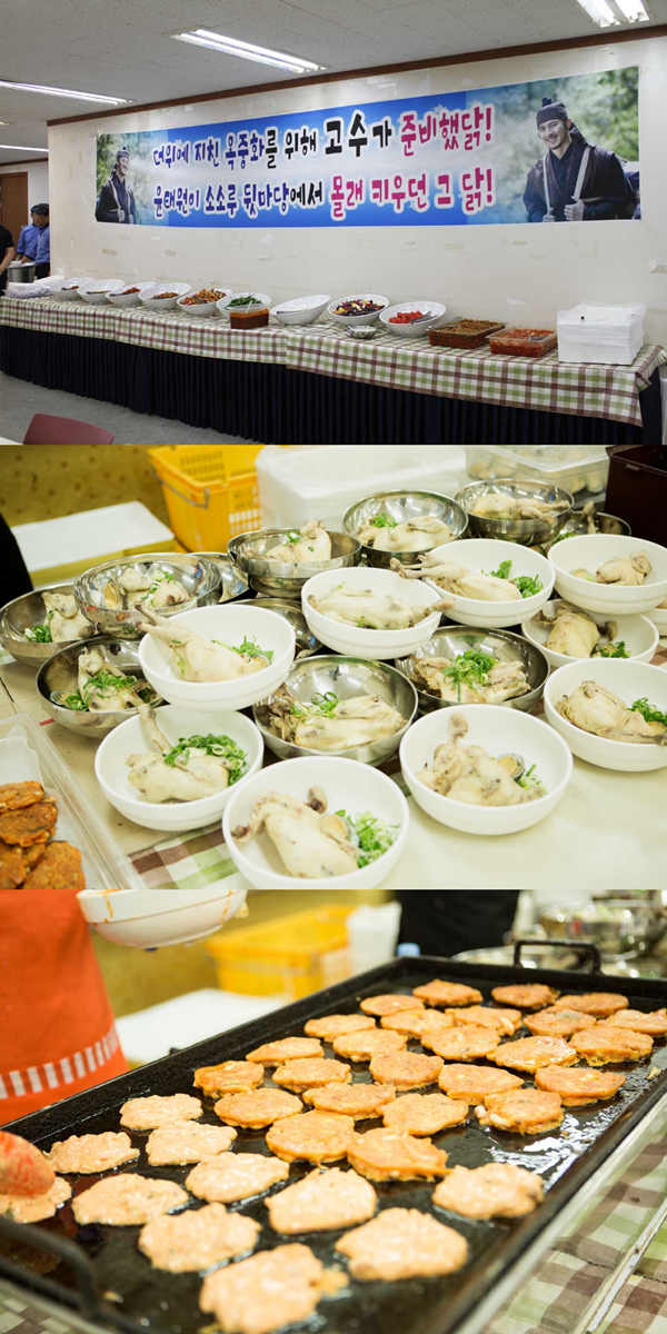 高洙犒勞《獄中花》劇組 酷暑暖心送餐車