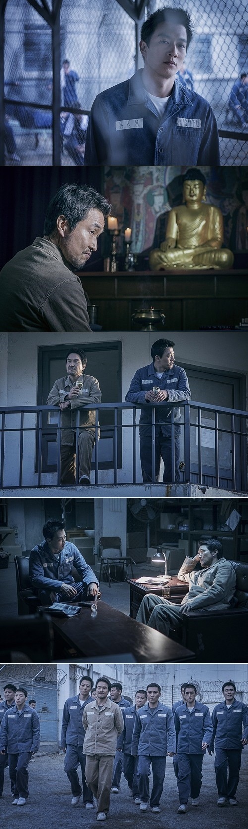 電影《監獄》新劇照發布 金來沅韓石圭上演無間道