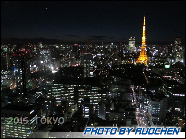 濱松町世界貿易大樓40樓夜景--看東京鐵塔