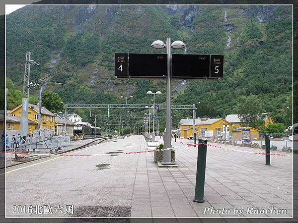 挪威縮影觀景火車Flam站
