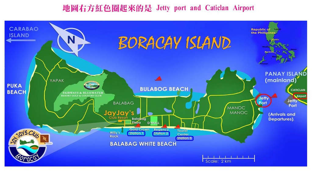 map jetty port and caticlan airport