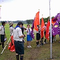 [ 百週年全國大露營 ] 開幕日 -- 迎旗預演