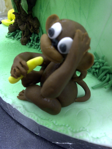 Fondant Modeling-Monkey