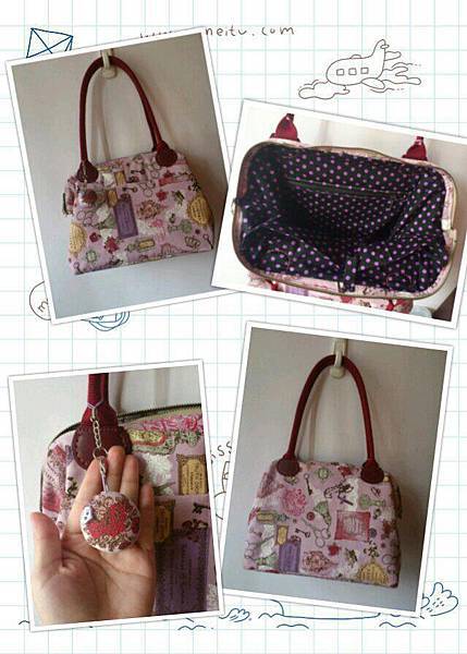 支架肩背包(紫色香水款)