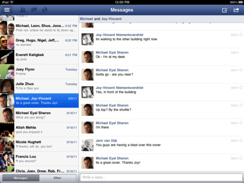 Facebook iPad版推出