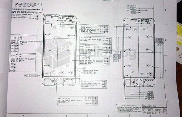 下一代 iPhone 4吋 前面板