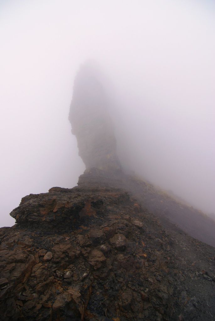 大霸尖山~在霧裡只露出一角