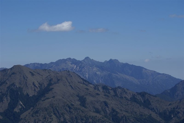 再一次遠眺玉山