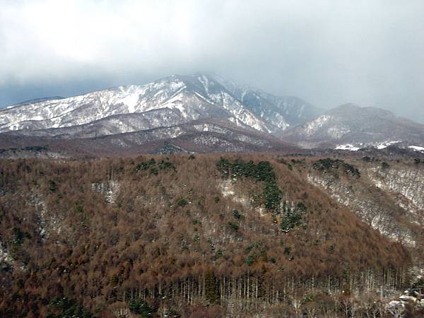 八岳山雪景