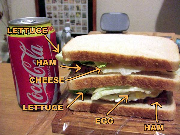 (插花的) 超營養三明治 
