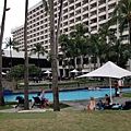 Pool of Sofitel Hotel Manila