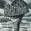 Martin Langford 過度開發 54x46cm 1996.jpg