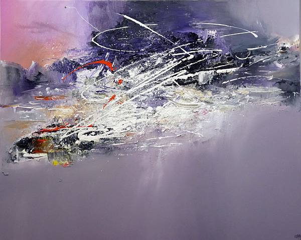 浩瀚銀河  Endless Milky Way 100F   2009 mixed media on canvas.jpg