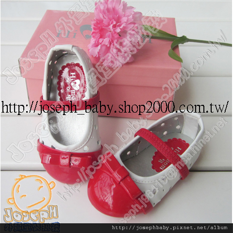 S10005060-韓單HI MOM氣質洞洞拼色蝴蝶結公主鞋(XMT800紅色)