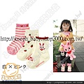 D10004478-日單可愛小兔女寶寶防滑襪襪(D款3色)