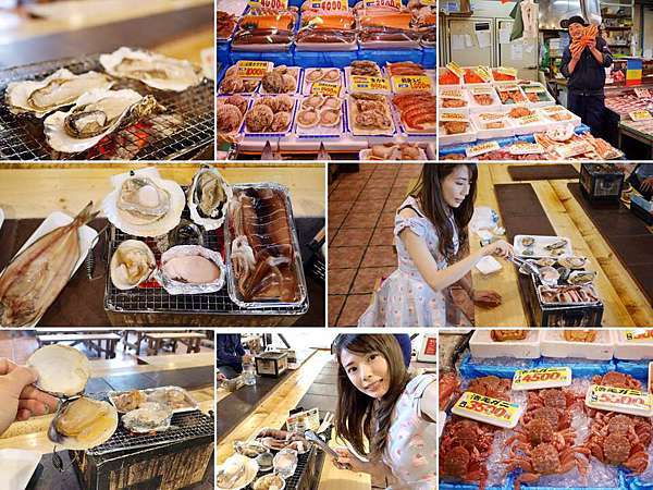 日本青森 食 八戶 八食中心 七厘村海鮮碳烤 市場新鮮現挑現烤 超新鮮海鮮大口吃 玩美 旅行咖 痞客邦