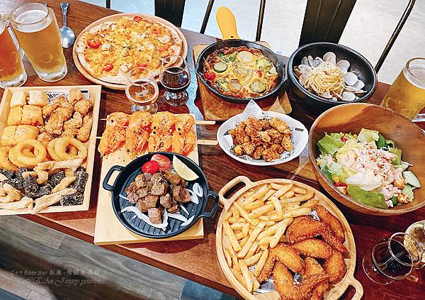 板橋美食推薦2023│G+9鮮釀啤酒餐廳(板橋三民店)運動酒吧,板橋聚會包場推薦,炸雞配啤酒最佳選擇- 32.jpg