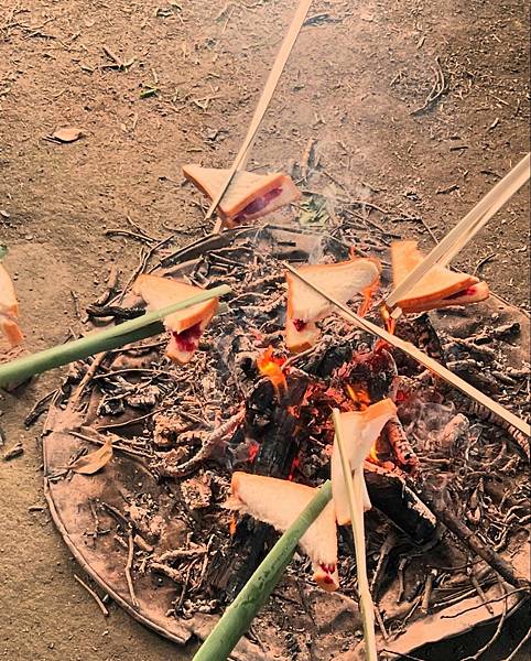 ▉土城▉ 彈藥庫劉老師自然教室。炭烤洛神花果醬吐司