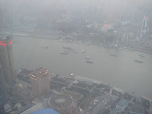 高空鳥瞰上海