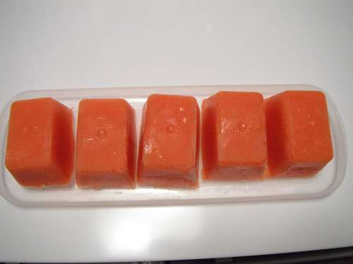 紅蘿蔔蘋果冰磚
