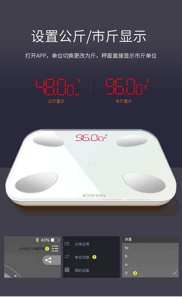 小米 體脂機 電子秤_12