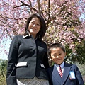 入学式　桜の木の下で.JPG