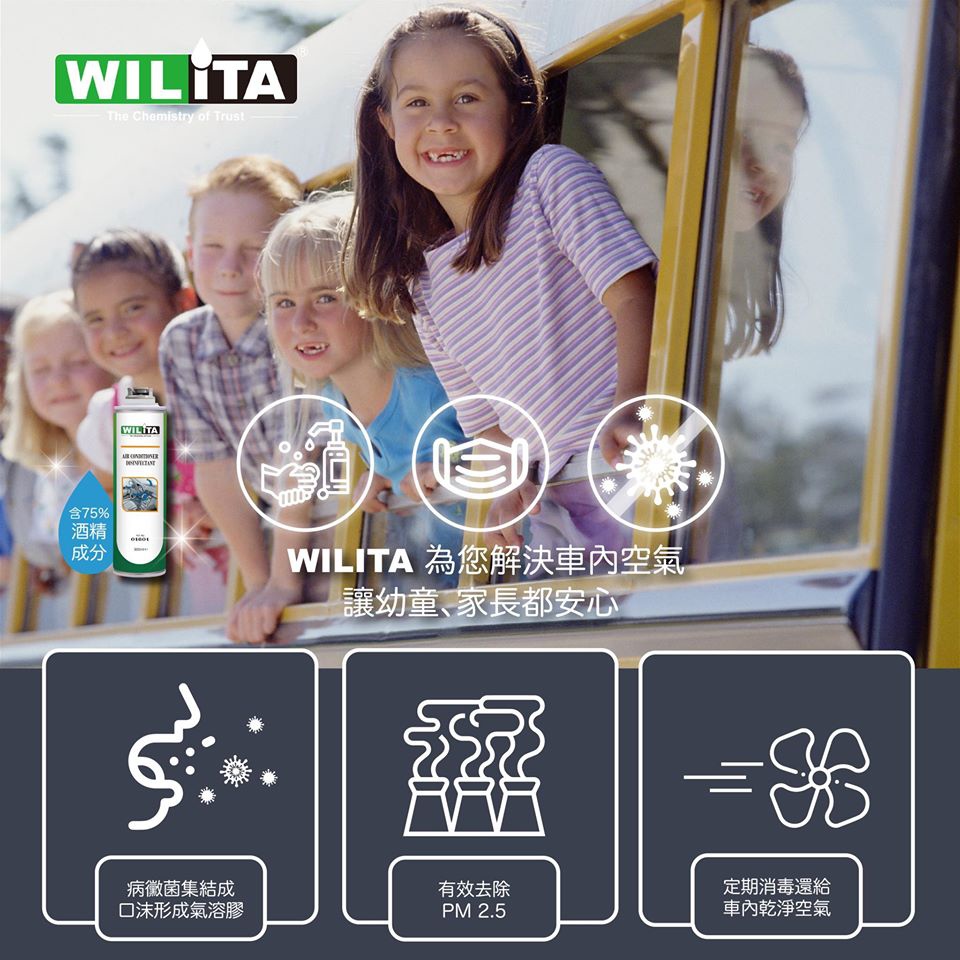 【WILITA 威力特】空調系統內循環清洗劑  大容量清潔更徹底(含酒精成分) (抗菌/去除霉味/去除PM2.5/去除菸味)