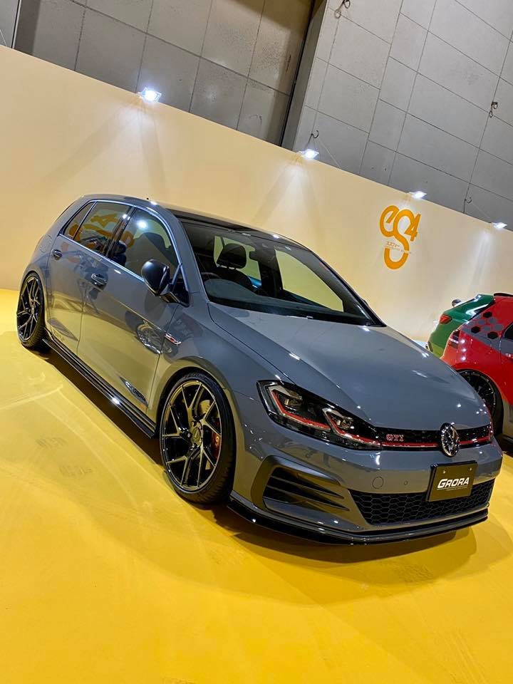 福斯GOLF GTI搭配GRORA鋁圈型號GS15R