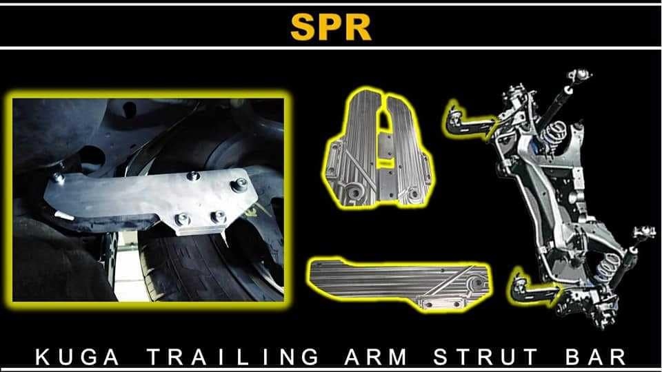 SPR拖曳臂補強桿的升級  會幫助後輪車身動態穩定性