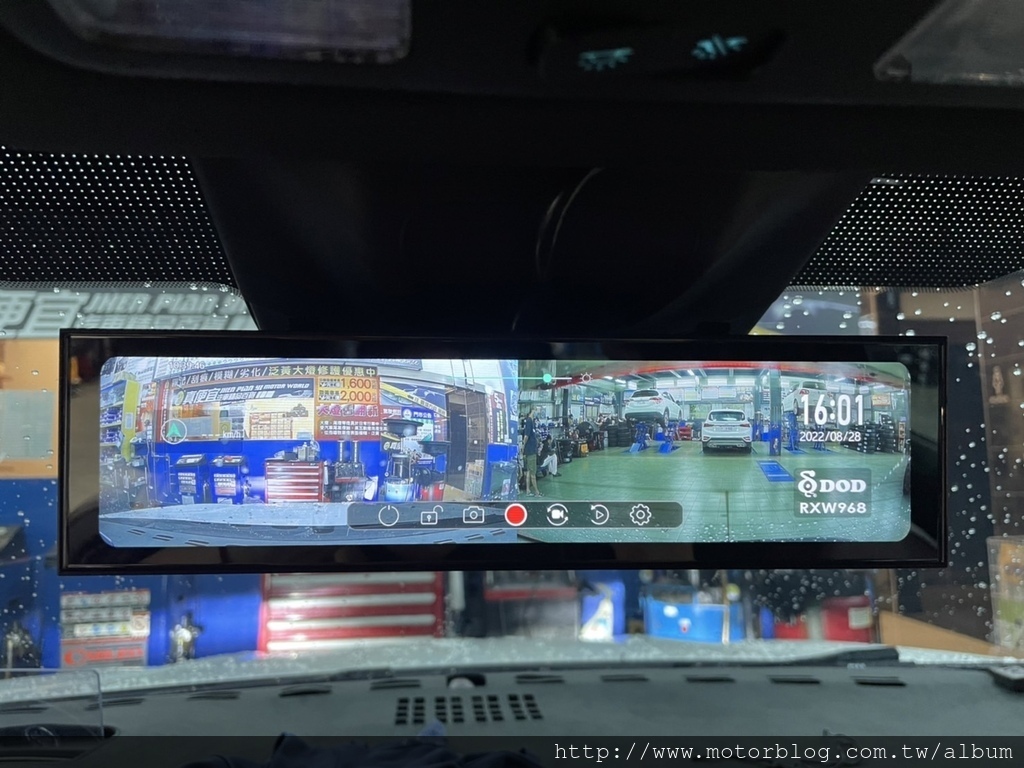 DOD RXW968 電子後視鏡實裝開箱測試 真便宜汽車精品百貨