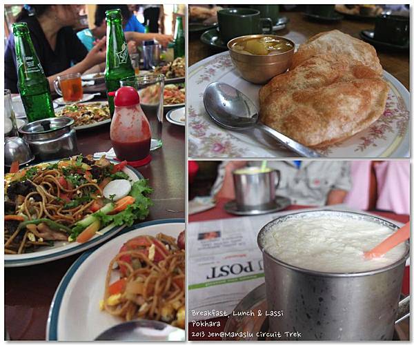 Brealfast, Lunch & Lassi @Pokhara