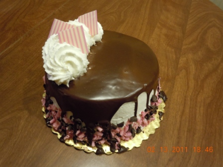 Valentine's Day Chocolate Cake