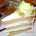 Buttercream Cake slice