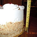 Strawberry Cake side view