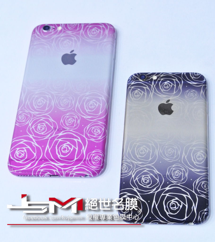 iPhone6(金)%26;6 Plus(黑)背-漸層玫瑰 粉%26;黑 (1).JPG