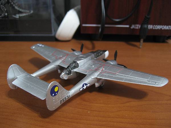 F-toys 1/144 WKC14 美軍P61戰鬥機 (隱