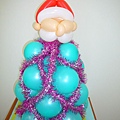迷你小聖誕樹～氣球做的耶！