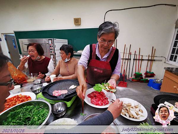 【泰山夜烹】芋頭米粉湯/韓式泡菜佐煎肉 (112年秋季班-中