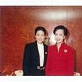 1副總統連戰夫人方瑀女士& Judy於遠東飯店合影