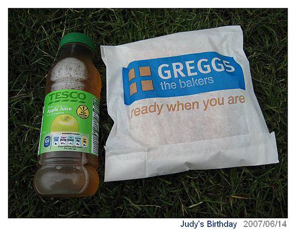 20070614BirthdayWalk午餐 Gregge+Tesco蘋果汁