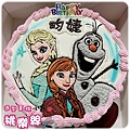 冰雪奇緣公主蛋糕-編號K4200