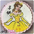 貝兒公主蛋糕-編號261