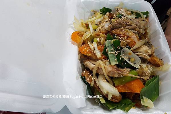 2017/07韓國/慶州 Sugar Hotel旁的炸雞店