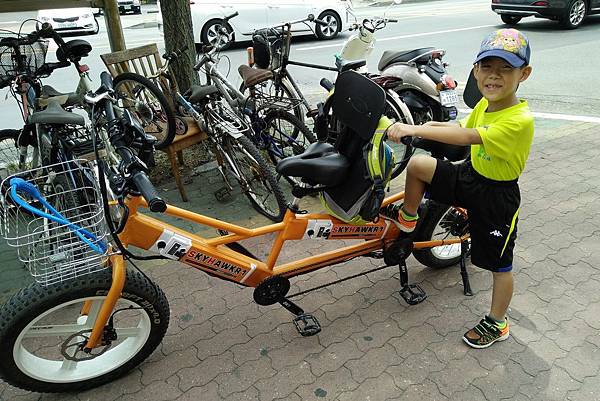 2017/07韓國/慶州 Sugar Hotel附近的腳踏車出租店