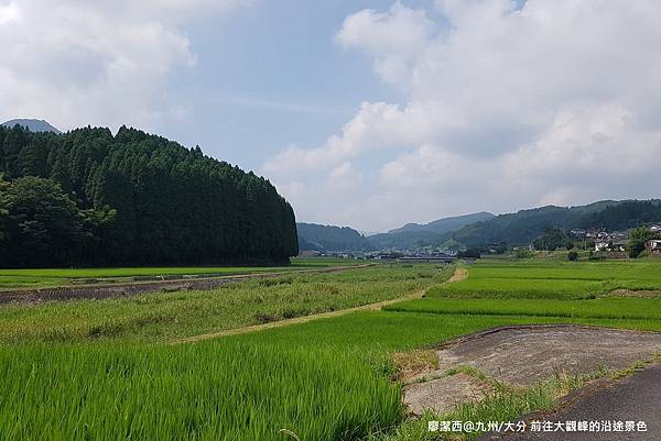 2018/07 九州/大分 前往大觀峰的沿途景色