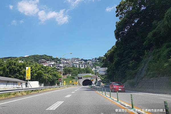 2018/07 九州/長崎 從佐世保回長崎市區的路上