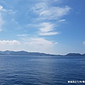 2018/07 九州/長崎 從軍艦島搭船回長崎市區的海上風景