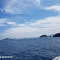 2018/07 九州/長崎 從軍艦島搭船回長崎市區的海上風景