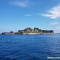 2018/07 九州/長崎 從軍艦島搭船回長崎市區的海上風景