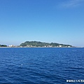 2018/07 九州/長崎 從軍艦島搭船回長崎市區的海上風景